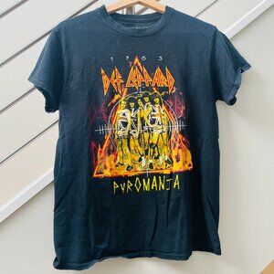 1983 Def Leopard Pyromania Concert T-Shirt
